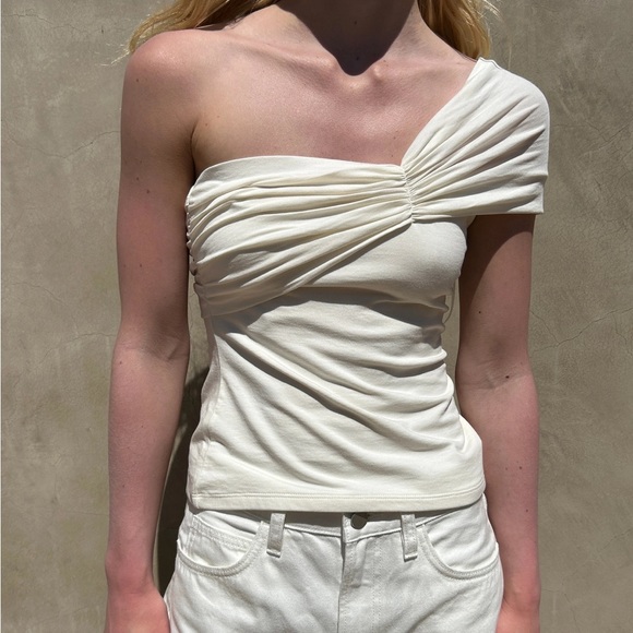 One Shoulder Knit Top - Picture 2 of 4